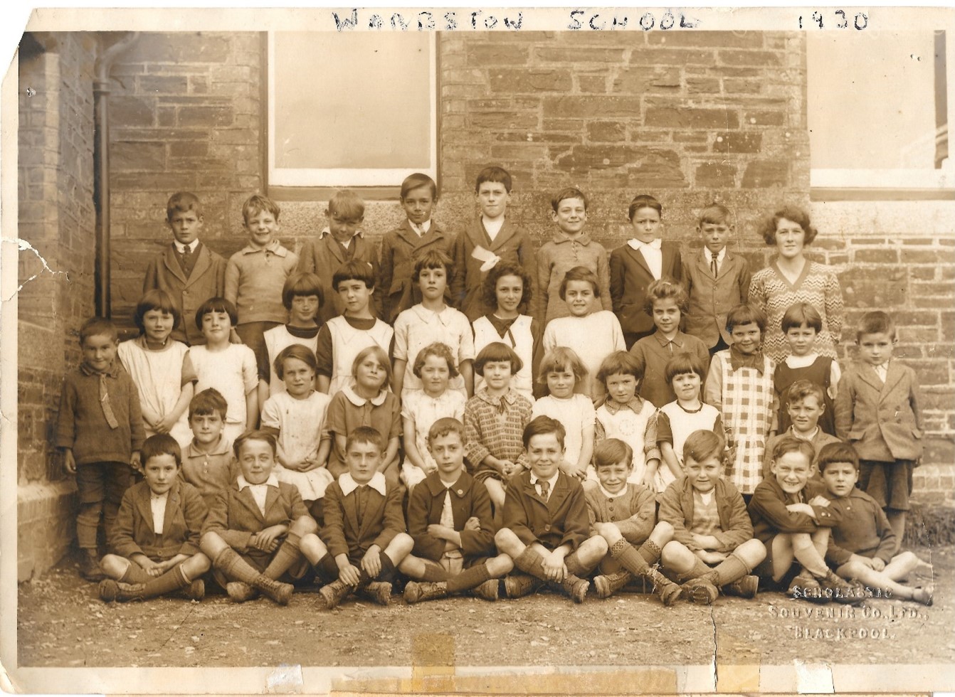 Warbstow school class 1930