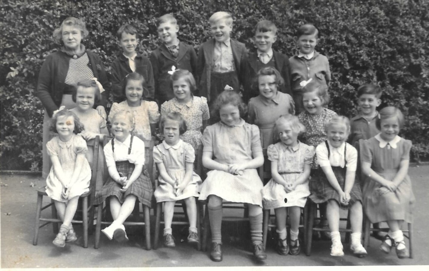 Warbstow school class 1953