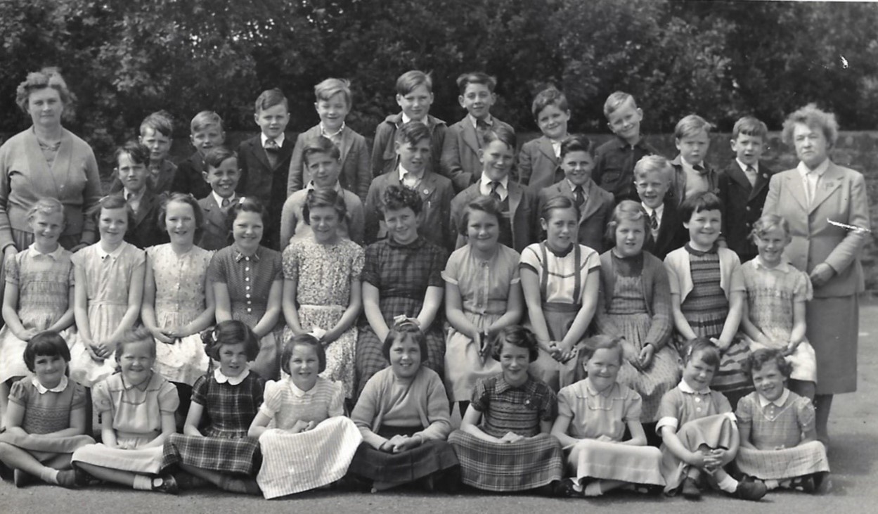 Warbstow school class 1957